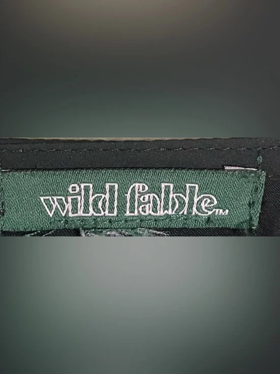 wild fable Tie-Front slightly Cropped black blouse/coverup. Women’s size Medium. - Picture 8 of 10